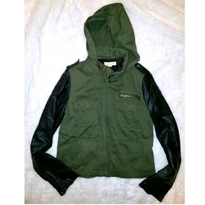 Green & Vegan leather Jacket